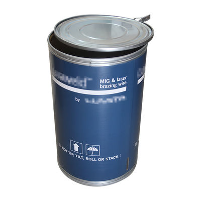220L 58 Gallon Fiber Storage Drums Color Printed Bulk Fiber Drums