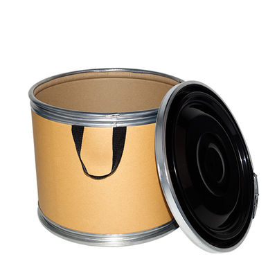 comprar Tambor de fibra a prueba de fugas de 20L | Tapa negra + Base de madera contrachapada | Envío rentable desde Shanghái, China online manufacture