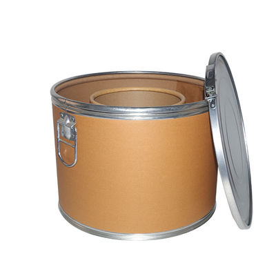 Beli Pengolahan ulang 51cm Fiber Kabel Drum Disegel Kraft Paper Drum Dengan Tutup Logam online manufacture