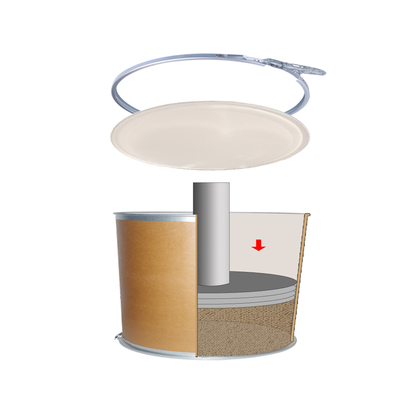 comprar Tambor de fibra para cola quente de 100L com revestimento de silicone de alta liberação Fabricação em linha