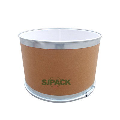 kopen 90L Hot Melt Glue Fiber Drum with Steel Cover - 571.5mm Diameter online manufacture