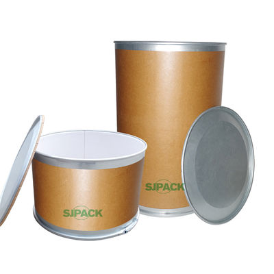 571.5mm Hot Melt Glue Buckets Cardboard Barrels  Fiber Paper Drum For Longevity