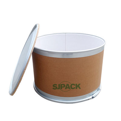 100L Fiber Shipping Drums Hot Melt High Temperature Resistant  Fiber Storage Drums