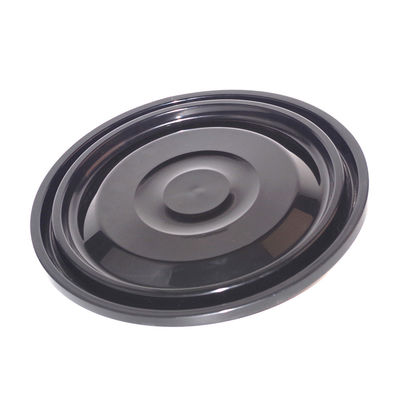 Black Plastic Drum Lids 36cm For  Pharmaceutical Fiber Drums