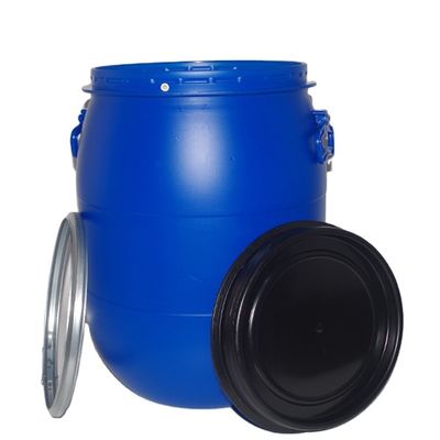 120L HDPE Drums Plastic Big Mouth Hdpe Barrel With Lid Chemical Waste Liquid Bucket
